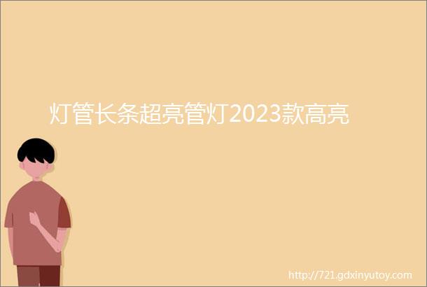 灯管长条超亮管灯2023款高亮