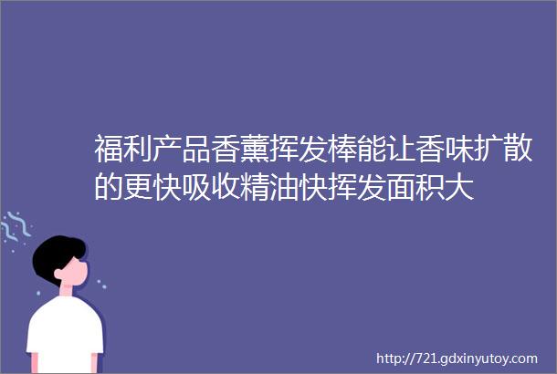 福利产品香薰挥发棒能让香味扩散的更快吸收精油快挥发面积大